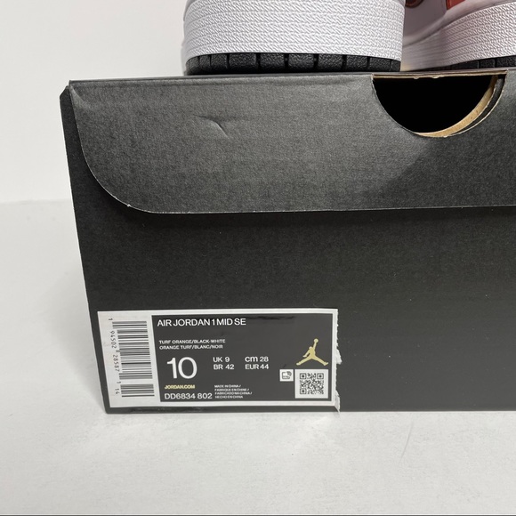 Nike Air Jordan 1 Retro Mid SE Turf Orange NEW - Picture 7 of 7